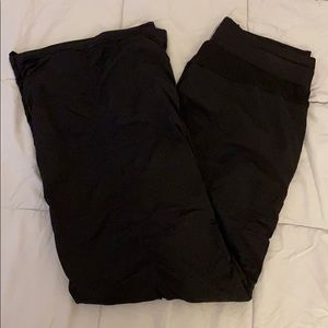 Lululemon black studio pants lined size 8